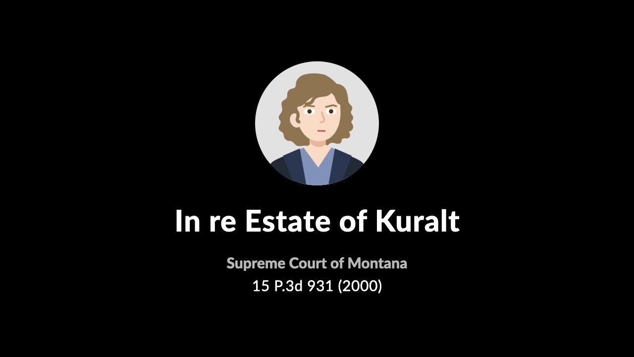 In re estate of kurrelmeyer