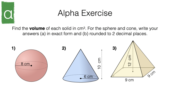 Surface areas of pyramids and cones quiz