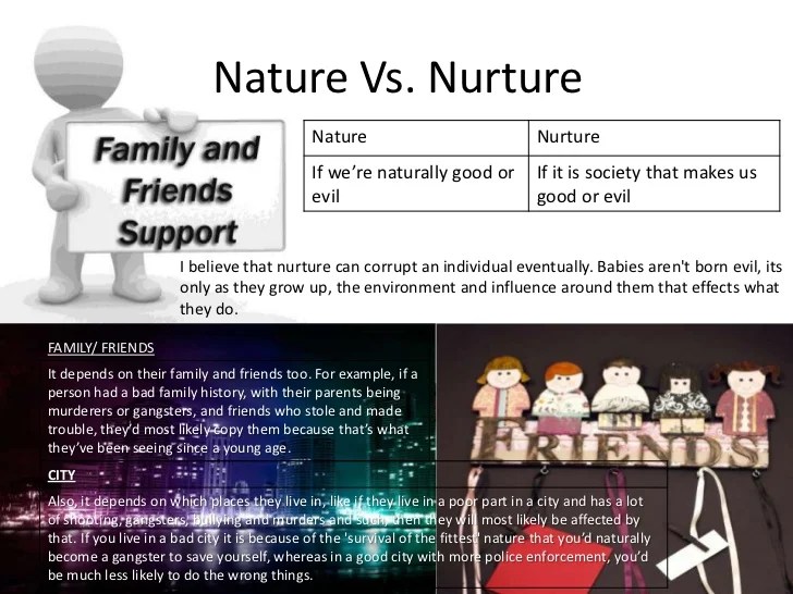 Nature vs nurture lord of the flies