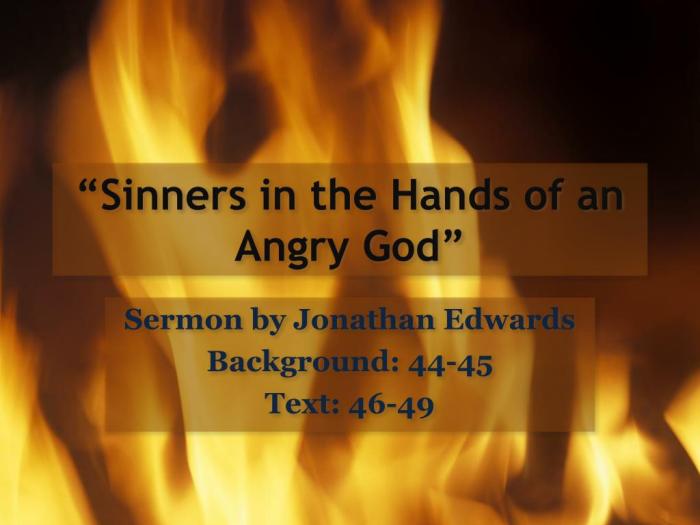 Angry sinners